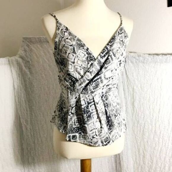 Do + Be Snake Print Top Size Small - Picture 2 of 11